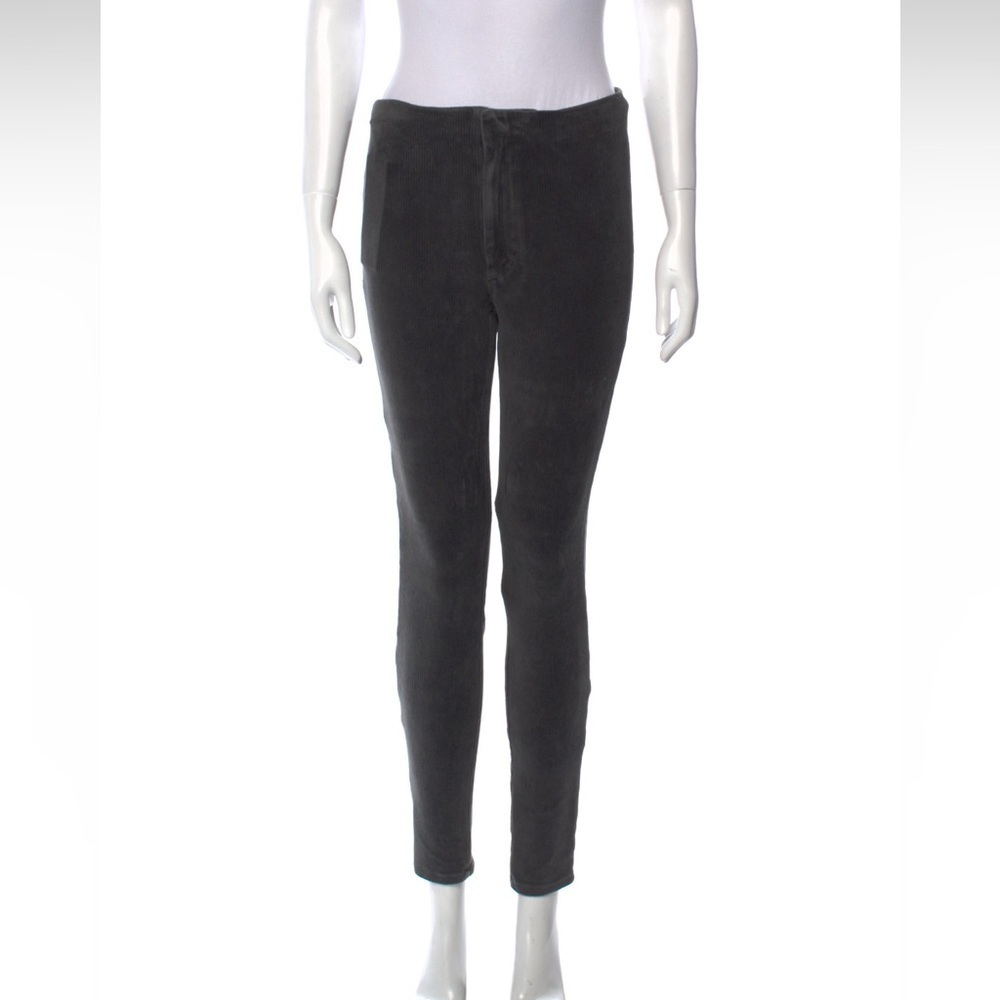 Mother jeans 27 gray corduroy​​​​​​ the high waisted seemless looker charcoal - Picture 2 of 12